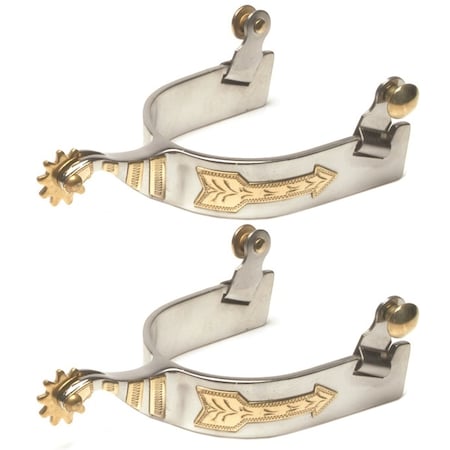 Jacks Imports Stainless Steel Roper Spurs 11058